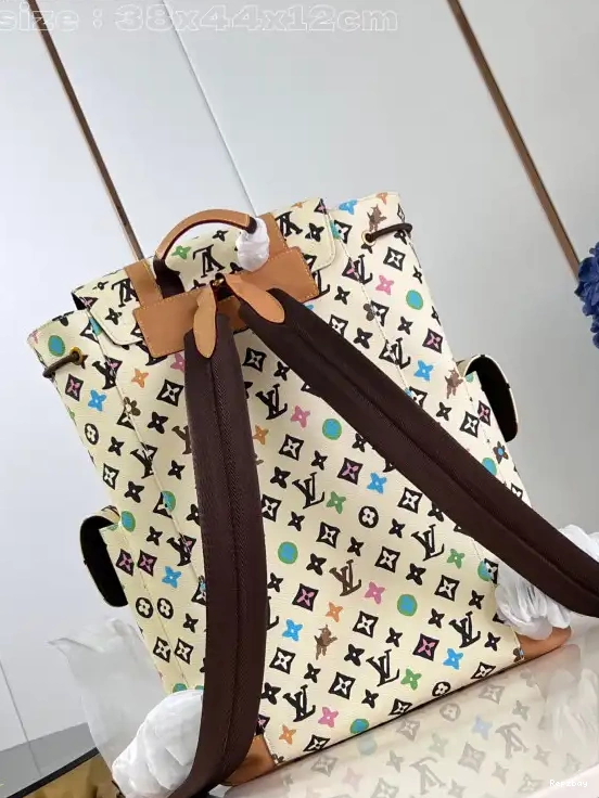 Repladies Vuitton MM-38*44*12.5CM Backpack Louis Christopher 0213