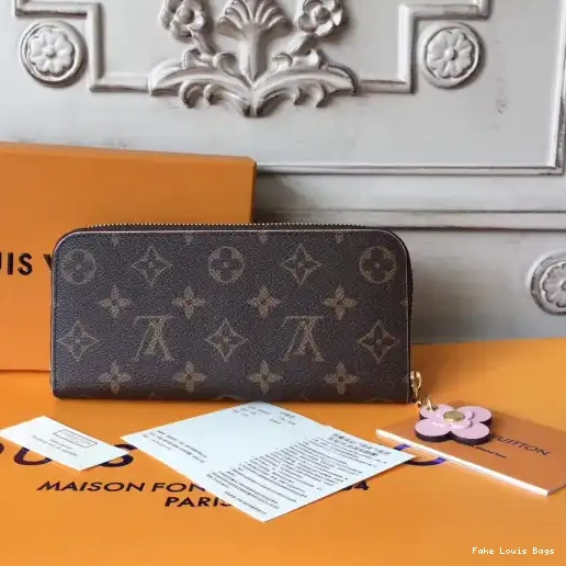 Fake Louis Bags wallet Louis Vuitton CLEMENCE 0218