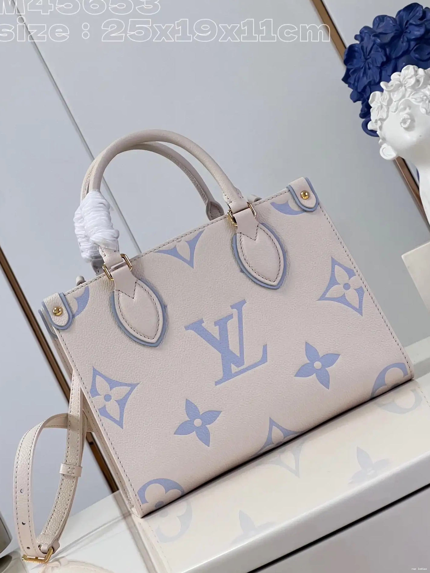 Fake Louis Bags ONTHEGO LOUIS VUITTON PM-25*19*11.5cm 0226