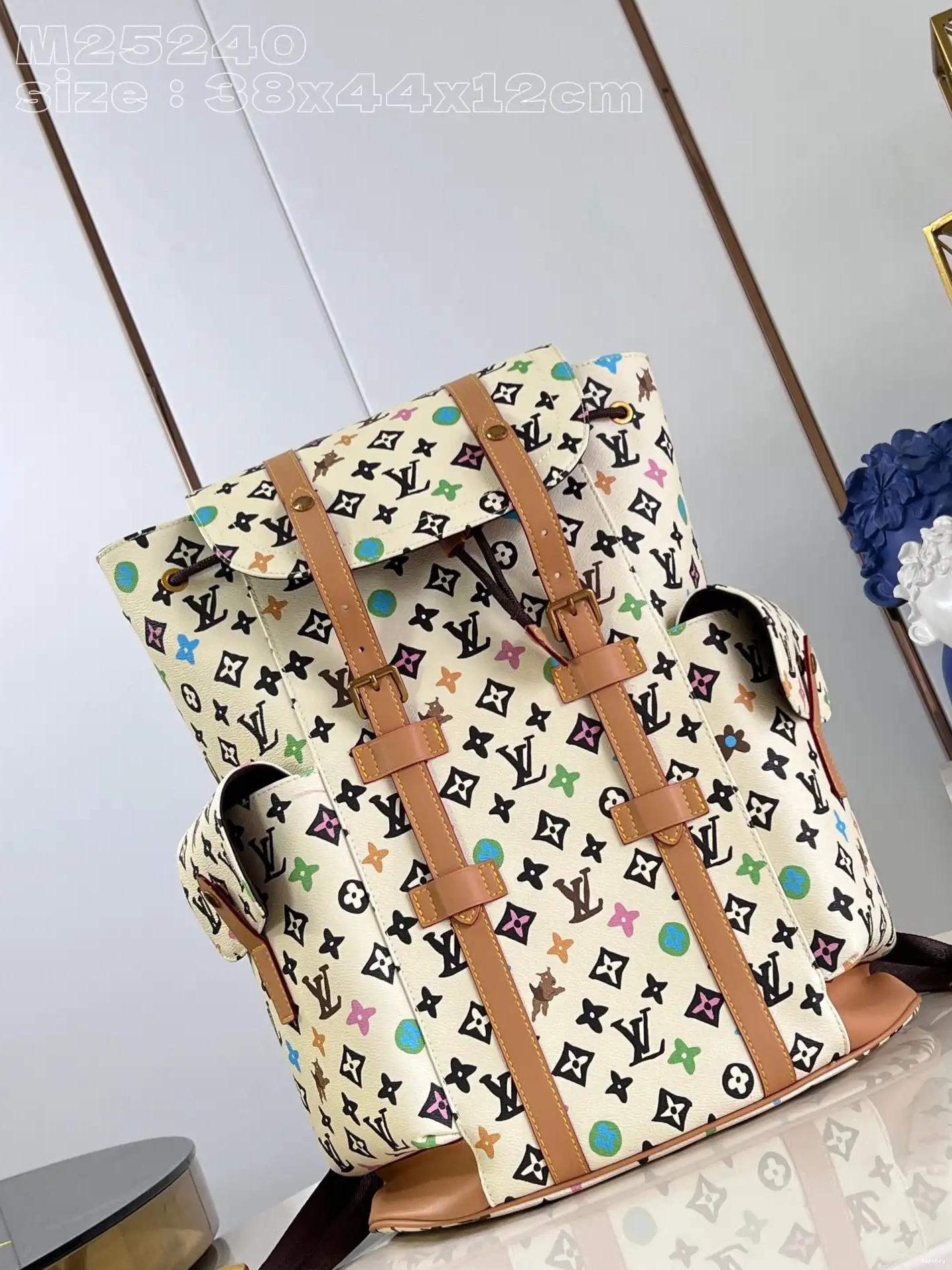 Repladies Vuitton MM-38*44*12.5CM Backpack Louis Christopher 0213