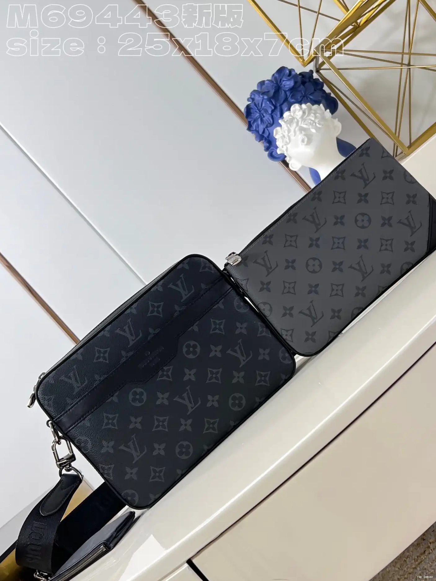 Repzbay VUITTON MESSENGER TRIO LOUIS 0226