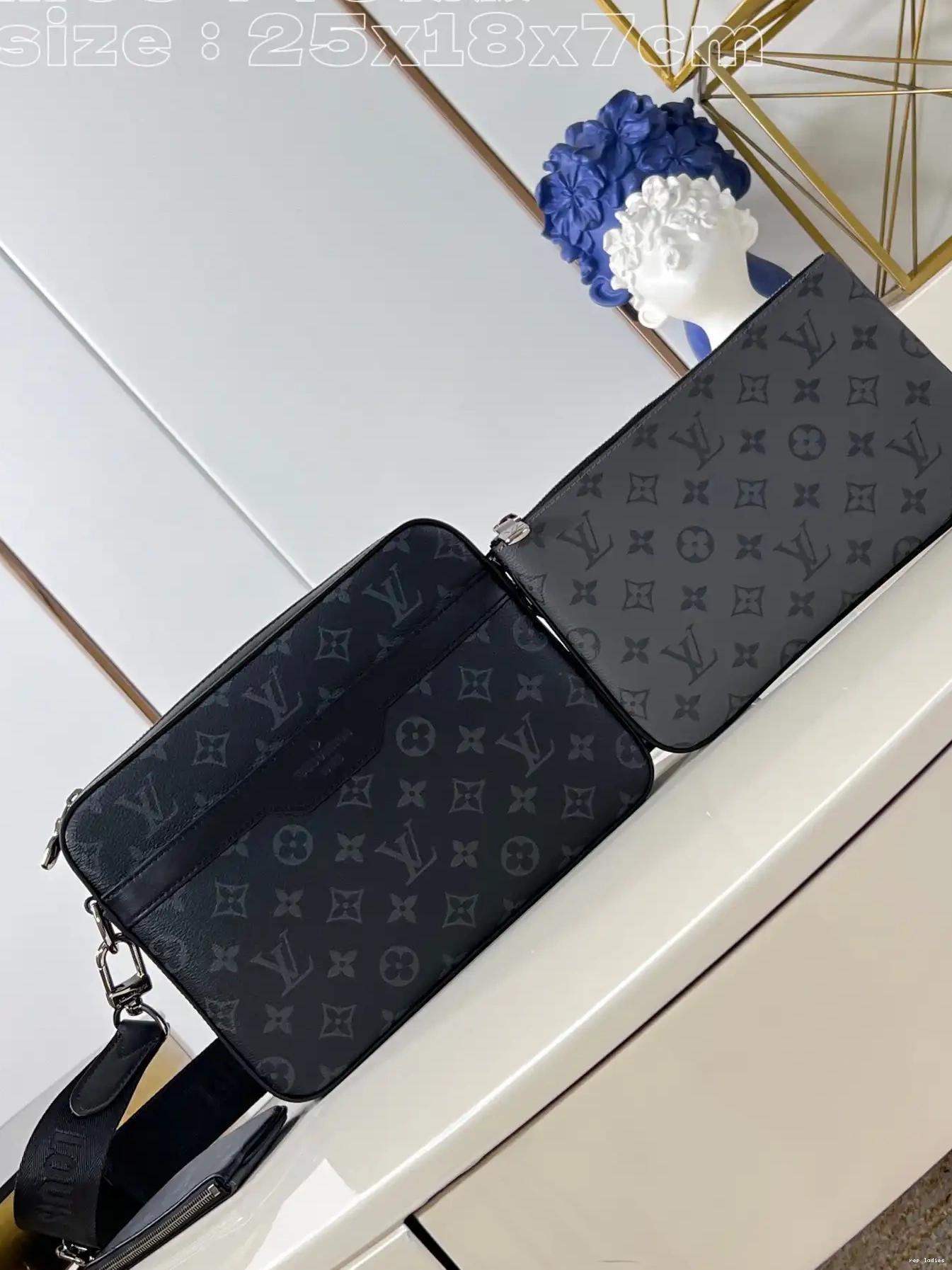 Repzbay VUITTON MESSENGER TRIO LOUIS 0226