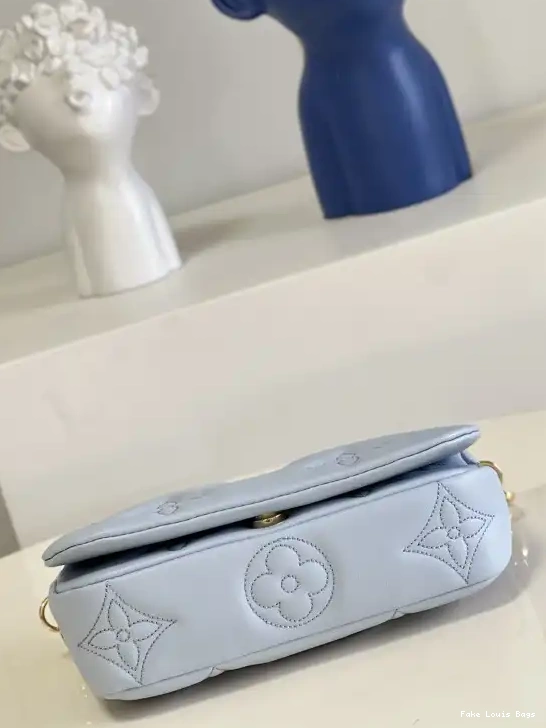 Rep ladies VUITTON ON LOUIS BUBBLEGRAM STRAP WALLET 0214