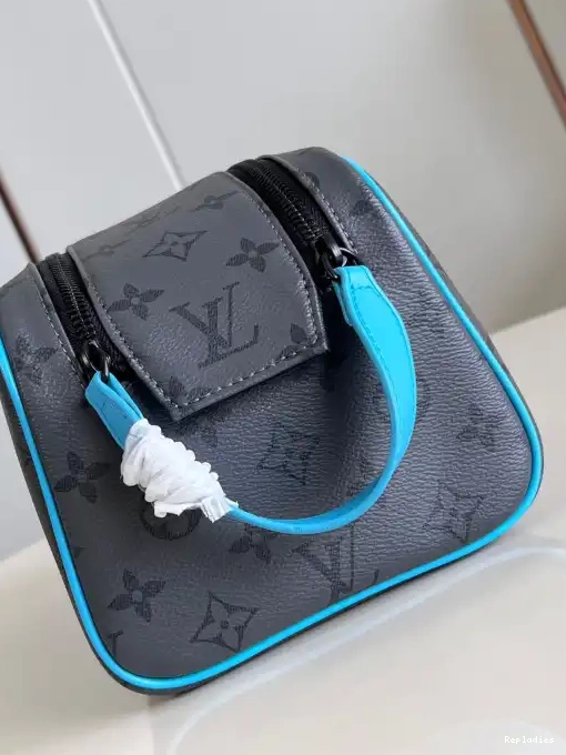 Fake Louis Bags LOCKER LOUIS KIT bag-23*13*12CM VUITTON DOPP 0303