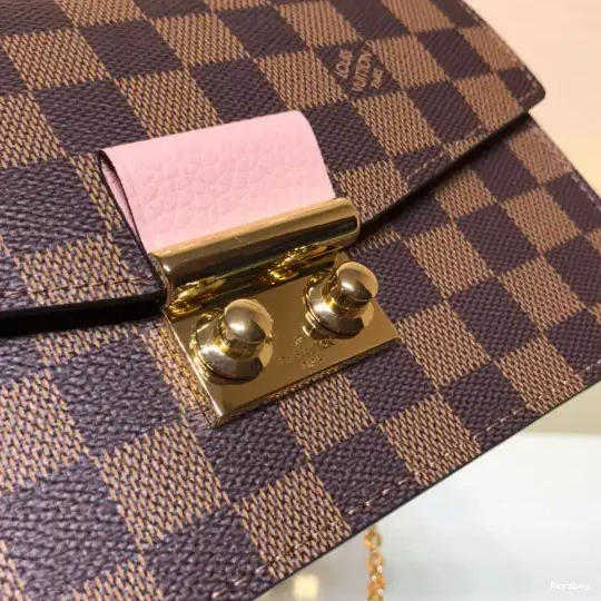 Fake Louis Bags LOUIS VUITTON CHAIN WALLET CROISETTE 0302