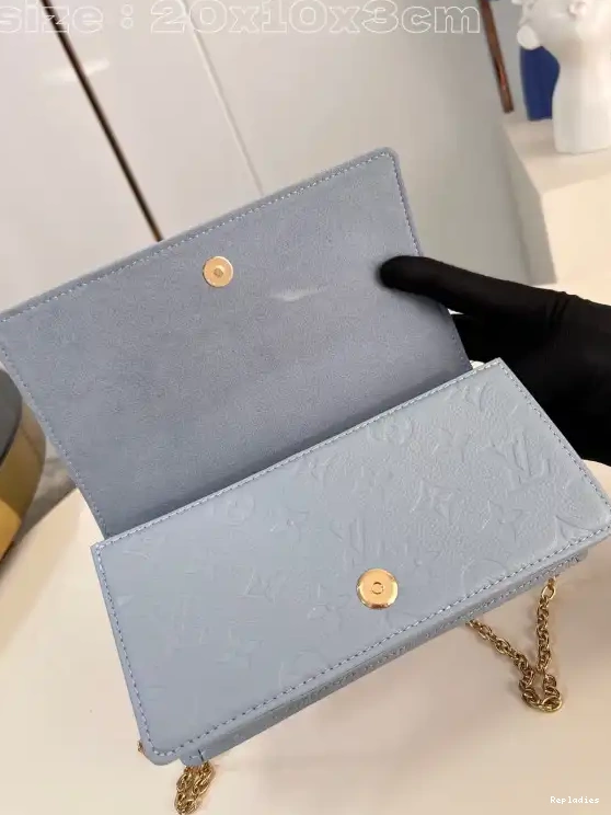 Repladies VUITTON Chain LOUIS On Lily Wallet 0301